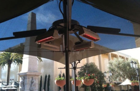 Commercial Umbrella/Awning Integrated